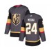 Men Vegas Golden Knights #24 Jaycob Megna Authentic Gray Home Hockey Stitched Jersey