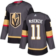 Men Adidas Vegas Golden Knights #11 Curtis McKenzie Premier Gray Home NHL Jersey