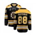 Men Boston Bruins #88 David Pastrnak Authentic Black Home Fanatics Branded Breakaway 2019 Stanley Cup Final Bound Hockey Jersey