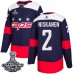 Men Adidas Washington Capitals #2 Matt Niskanen Authentic Navy Blue 2018 Stadium Series 2018 Stanley Cup Final Champions NHL Jersey