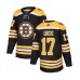 Men Boston Bruins #17 Milan Lucic Black Stitched Jersey