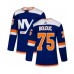 Men New York Islanders #75 Samuel Bolduc Authentic Blue Alternate Hockey Stitched Jersey