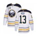 Men Buffalo Sabres #13 Jimmy Vesey Authentic White Away Hockey Stitched Jersey