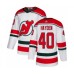 Men New Stitched Jersey Devils #40 John Hayden Authentic White Alternate Hockey Stitched Jersey