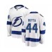 Men Tampa Bay Lightning #44 Jan Rutta Fanatics Branded White Away Breakaway Hockey Stitched Jersey