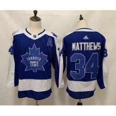 Men Toronto Maple Leafs #34 Auston Matthews Blue 2020-21 Special Edition Breakaway Player Stitched Jersey