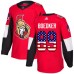 Men Adidas Ottawa Senators #89 Mikkel Boedker Authentic Red USA Flag Fashion NHL Jersey