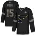 Men Adidas St. Louis Blues #15 Robby Fabbri Black Authentic Classic Stitched NHL Jersey