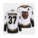 Men Boston Bruins #37 Patrice Bergeron 2022 White Reverse Retro Stitched Jersey