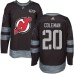 Men Adidas New Jersey Devils #20 Blake Coleman Authentic Black 1917-2017 100th Anniversary NHL Jersey