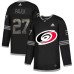 Men Adidas Carolina Hurricanes #27 Justin Faulk Black Authentic Classic Stitched NHL Jersey