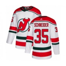 Men Adidas New Jersey Devils #35 Cory Schneider Premier White Alternate NHL Jersey