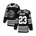 Men Chicago Blackhawks #23 Michael Jordan Authentic Black Alternate Hockey Stitched Jersey