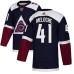 Men Adidas Colorado Avalanche #41 Nicolas Meloche Authentic Navy Blue Alternate NHL Jersey