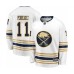 Men Buffalo Sabres #11 Gilbert Perreault Fanatics Branded White 50th Season Breakaway Hockey Stitched Jersey