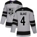 Men Adidas Los Angeles Kings #4 Rob Blake Premier Gray Alternate NHL Jersey