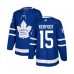 Men Toronto Maple Leafs #15 Alexander Kerfoot Authentic Royal Blue Home Hockey Stitched Jersey