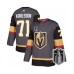 Men Vegas Golden Knights #71 William Karlsson Gray 2023 Stanley Cup Final Stitched Jersey