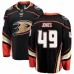 Men Anaheim Ducks #49 Max Jones Authentic Black Home Fanatics Branded Breakaway NHL Jersey