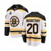 Men Boston Bruins #20 Joakim Nordstrom Authentic White Away Fanatics Branded Breakaway 2019 Stanley Cup Final Bound Hockey Jersey