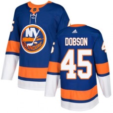 Men Adidas New York Islanders #45 Noah Dobson Premier Royal Blue Home NHL Jersey