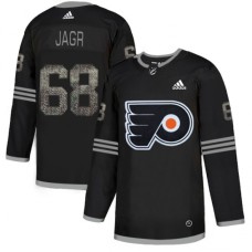 Men Adidas Philadelphia Flyers #68 Jaromir Jagr Black Authentic Classic Stitched NHL Jersey