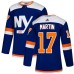 Men Adidas New York Islanders #17 Matt Martin Premier Blue Alternate NHL Jersey