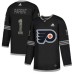 Men Adidas Philadelphia Flyers #1 Bernie Parent Black Authentic Classic Stitched NHL Jersey